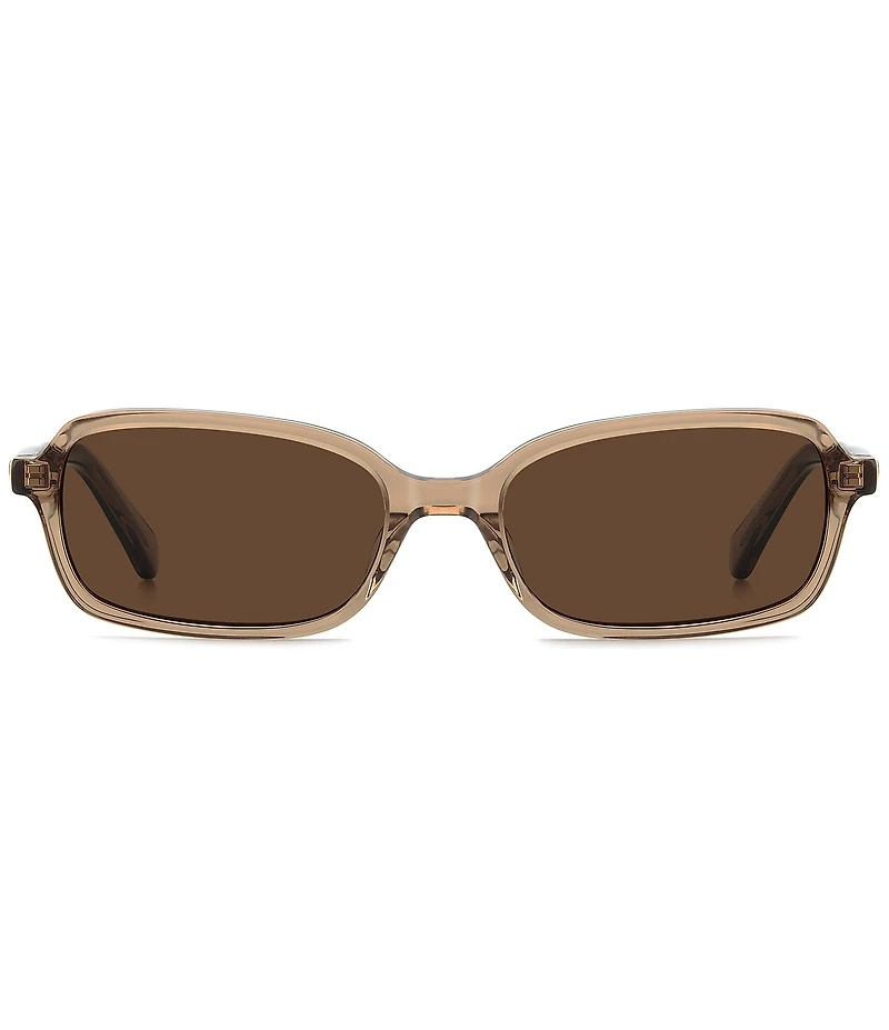 kate spade new york Women's CAROLINA 53mm Rectangle Sunglasses
