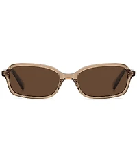 kate spade new york Women's CAROLINA 53mm Rectangle Sunglasses