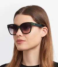 kate spade new york Women's Daesha 2/G/S 55mm Square Sunglasses