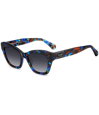 kate spade new york Women's Daina 51mm Tortoise Cat Eye Sunglasses