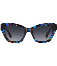 kate spade new york Women's Daina 51mm Tortoise Cat Eye Sunglasses