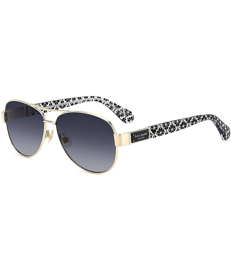 kate spade new york Women's Dalia 3/G/S 58mm Aviator Sunglasses