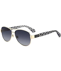 kate spade new york Women's Dalia 3/G/S 58mm Aviator Sunglasses