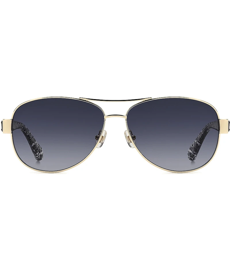 kate spade new york Women's Dalia 3/G/S 58mm Aviator Sunglasses