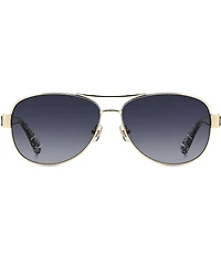 kate spade new york Women's Dalia 3/G/S 58mm Aviator Sunglasses