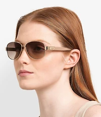 kate spade new york Women's Dalia 3/G/S 58mm Aviator Sunglasses