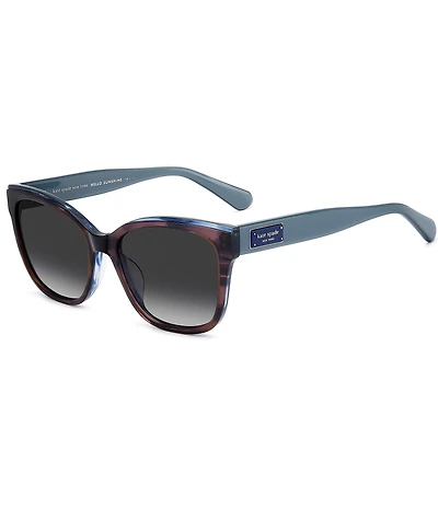 kate spade new york Women's FATIMAH 55mm Polarized Rectangle Sunglasses