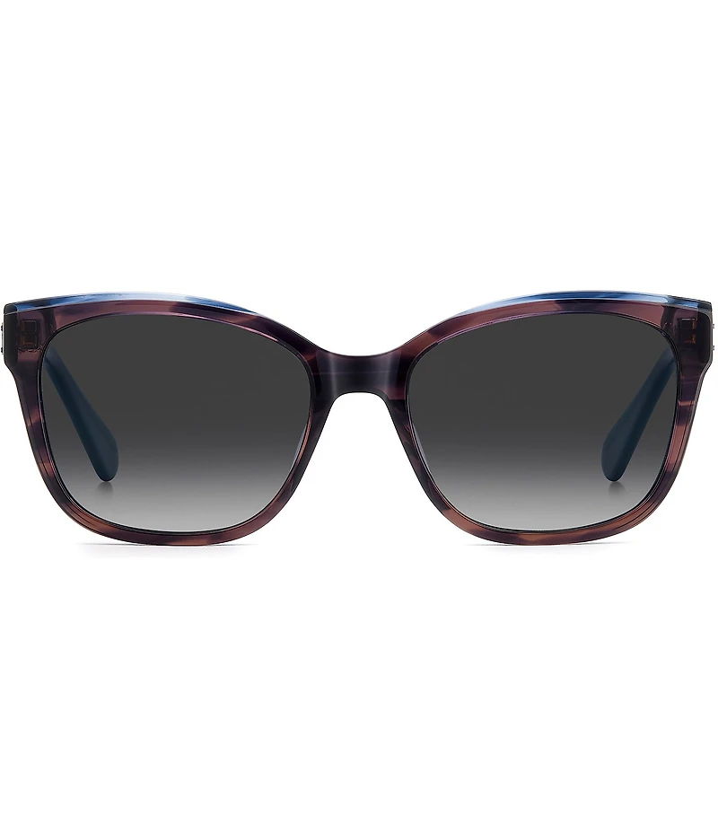 kate spade new york Women's FATIMAH 55mm Polarized Rectangle Sunglasses