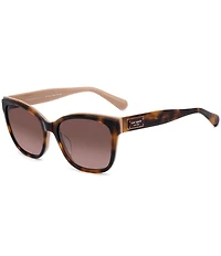 kate spade new york Women's FATIMAH 55mm Rectangle Sunglasses