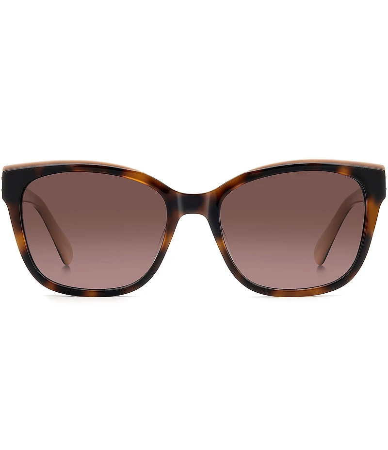 kate spade new york Women's FATIMAH 55mm Rectangle Sunglasses