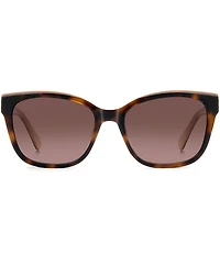 kate spade new york Women's FATIMAH 55mm Rectangle Sunglasses