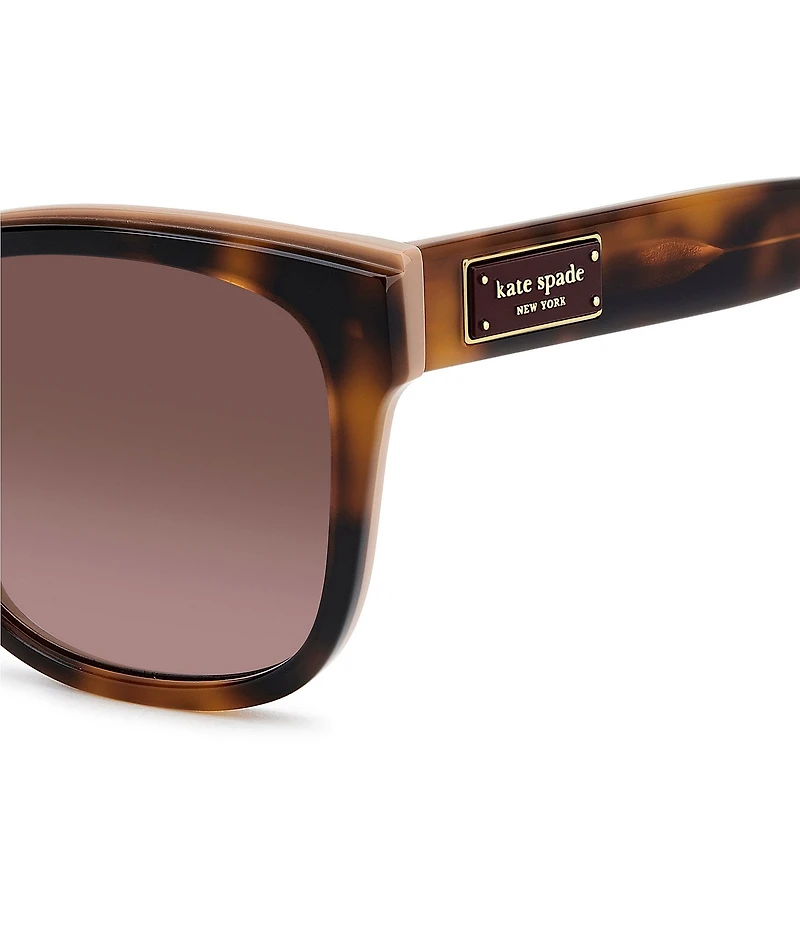 kate spade new york Women's FATIMAH 55mm Rectangle Sunglasses
