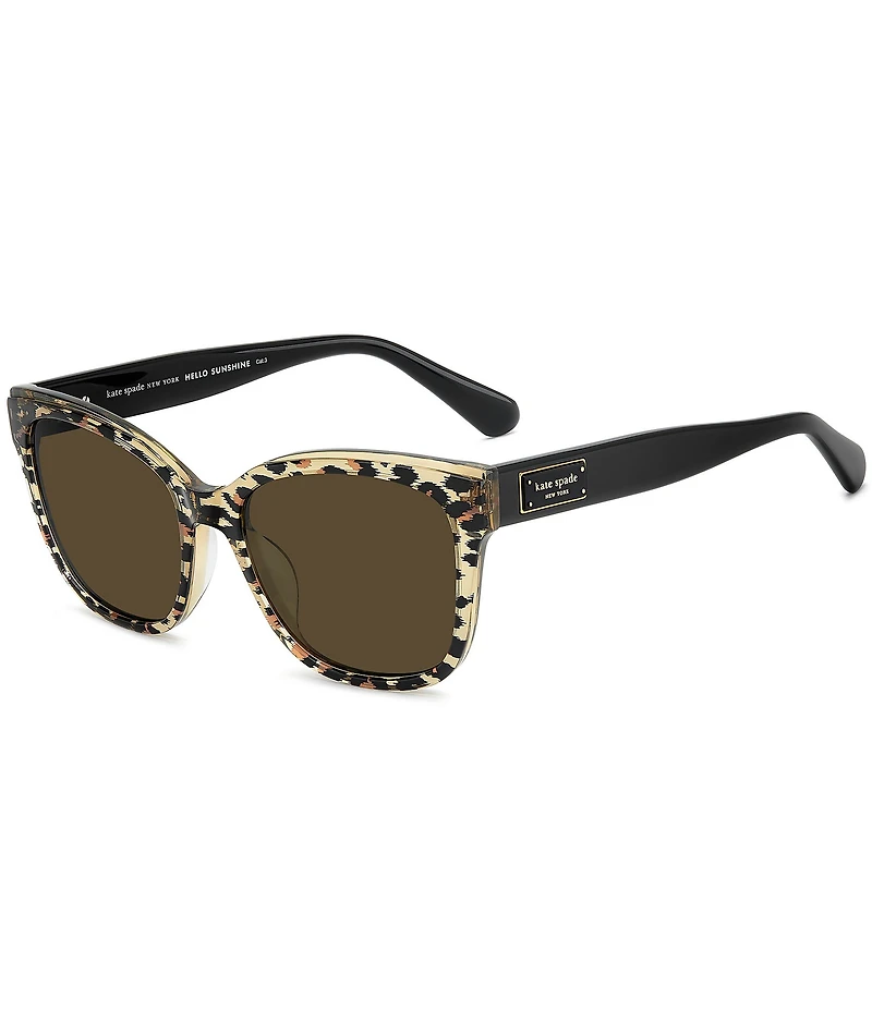 kate spade new york Women's FATIMAH 55mm Rectangle Sunglasses
