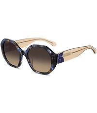 kate spade new york Women's Flynnie 54mm Square Sunglasses
