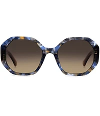 kate spade new york Women's Flynnie 54mm Square Sunglasses