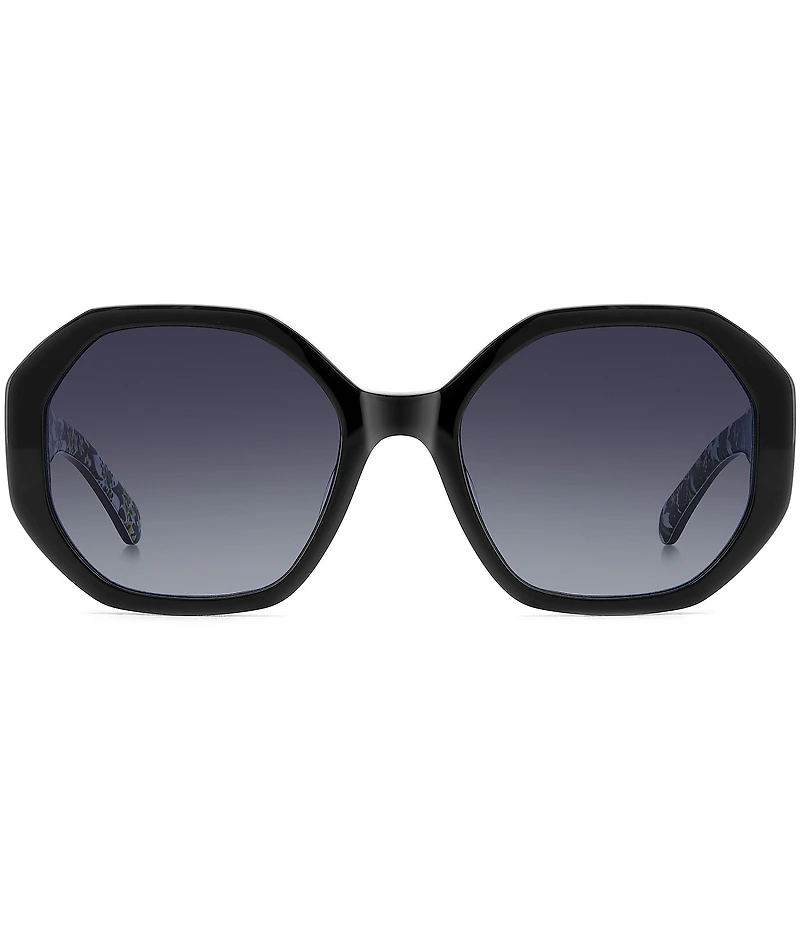 kate spade new york Women's Flynnie Floral 54mm Square Sunglasses