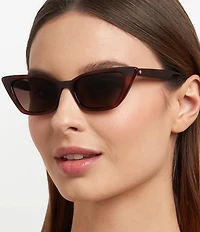 kate spade new york Women's Genell 52mm Tortoise Cat Eye Sunglasses