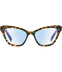 kate spade new york Women's Gracelyn 54mm Rectangle Reader Sunglasses