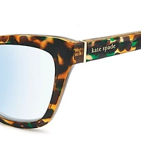 kate spade new york Women's Gracelyn 54mm Rectangle Reader Sunglasses