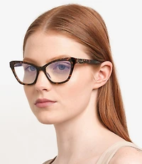 kate spade new york Women's Gracelyn 54mm Rectangle Reader Sunglasses