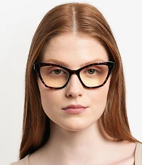 kate spade new york Women's Gracelyn 54mm Rectangle Reader Sunglasses