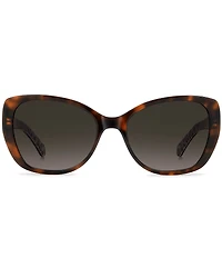 kate spade new york Women's JALISA 56mm Butterfly Sunglasses