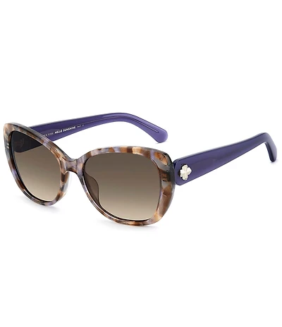 kate spade new york Women's JALISA 56mm Polarized Butterfly Sunglasses
