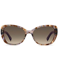 kate spade new york Women's JALISA 56mm Polarized Butterfly Sunglasses