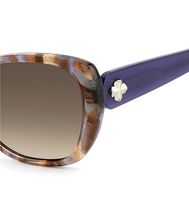 kate spade new york Women's JALISA 56mm Polarized Butterfly Sunglasses
