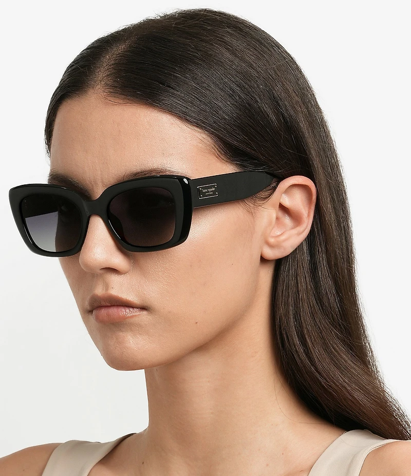 kate spade new york Women's Jenell 51mm Rectangle Sunglasses