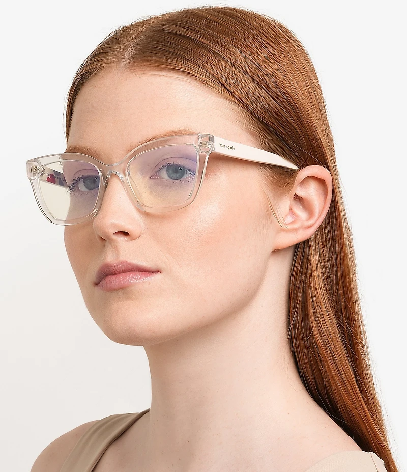 kate spade new york Women's Joanie 52mm Cat Eye Reader Sunglasses