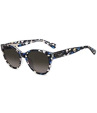kate spade new york Women's Jonnie 53mm Cat Eye Sunglasses