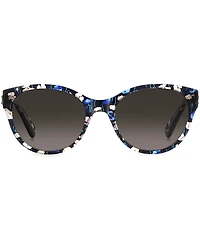 kate spade new york Women's Jonnie 53mm Cat Eye Sunglasses