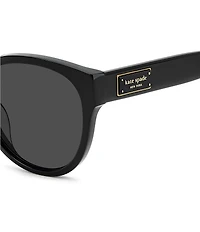 kate spade new york Women's Jonnie 53mm Cat Eye Sunglasses