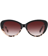 kate spade new york Women's Josi 55mm Cat Eye Sunglasses