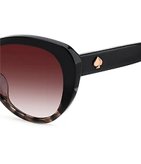 kate spade new york Women's Josi 55mm Cat Eye Sunglasses
