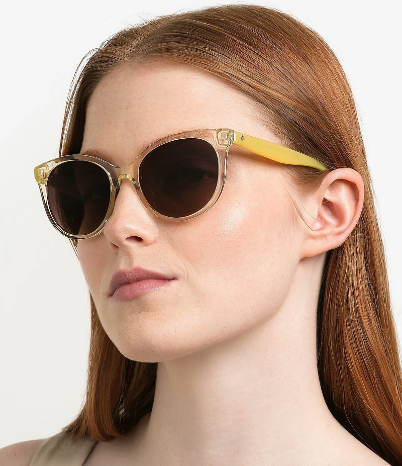 kate spade new york Women's Karlee 2/S 53mm Round Sunglasses