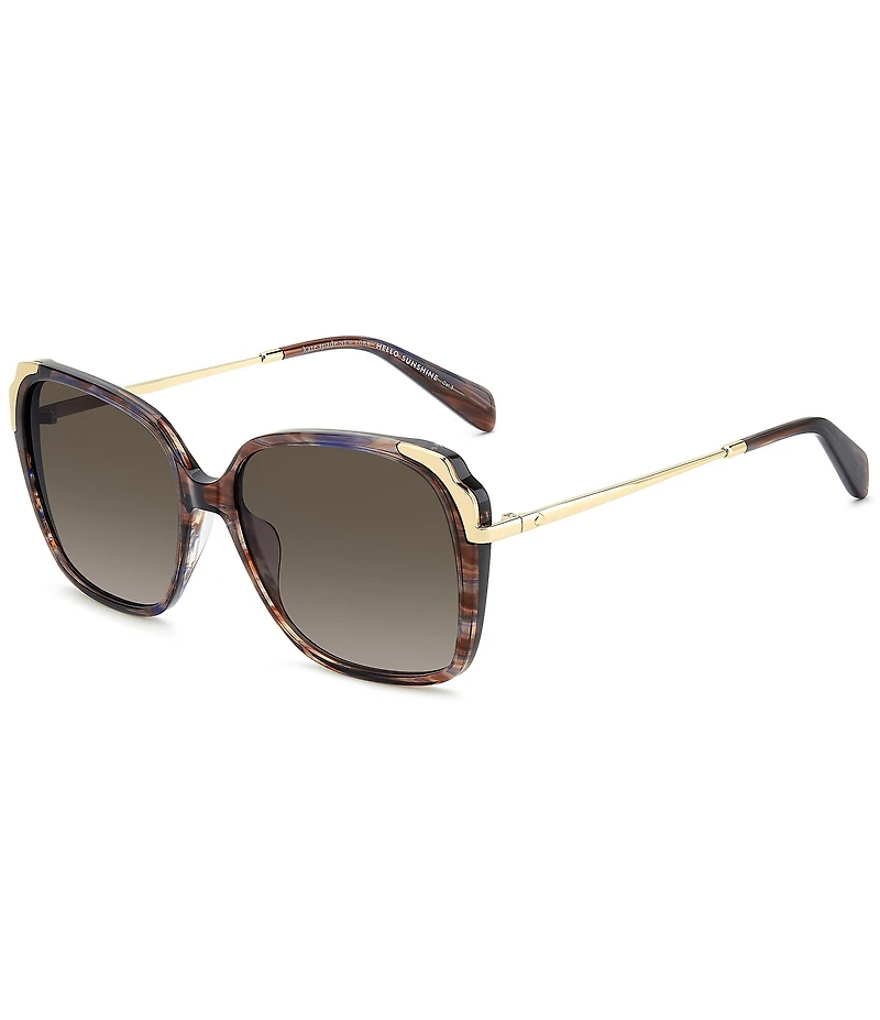 kate spade new york Women's KENLEY 59mm Retro Square Sunglasses