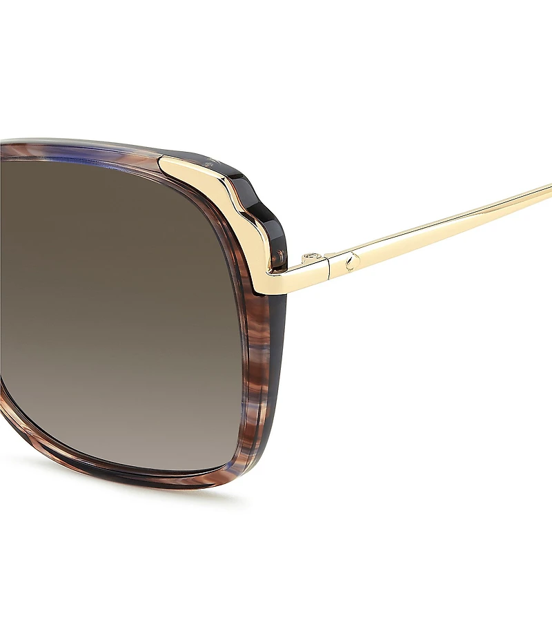 kate spade new york Women's KENLEY 59mm Retro Square Sunglasses