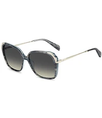 kate spade new york Women's KENLEY 59mm Retro Square Sunglasses