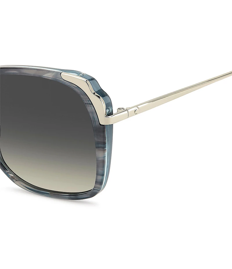 kate spade new york Women's KENLEY 59mm Retro Square Sunglasses