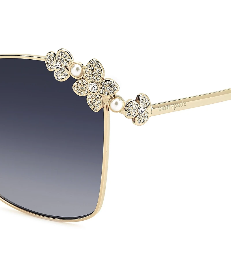 kate spade new york Women's Kileen 59mm Square Sunglasses