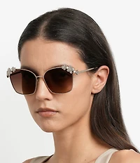 kate spade new york Women's Kileen 59mm Square Sunglasses