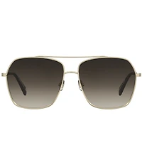 kate spade new york Women's KS Adley 2/GS 59mm Square Sunglasses
