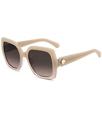 kate spade new york Women's KS Amaya 2/GS 55mm Square Sunglasses