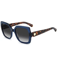 kate spade new york Women's KS Amaya 2/GS 55mm Square Sunglasses