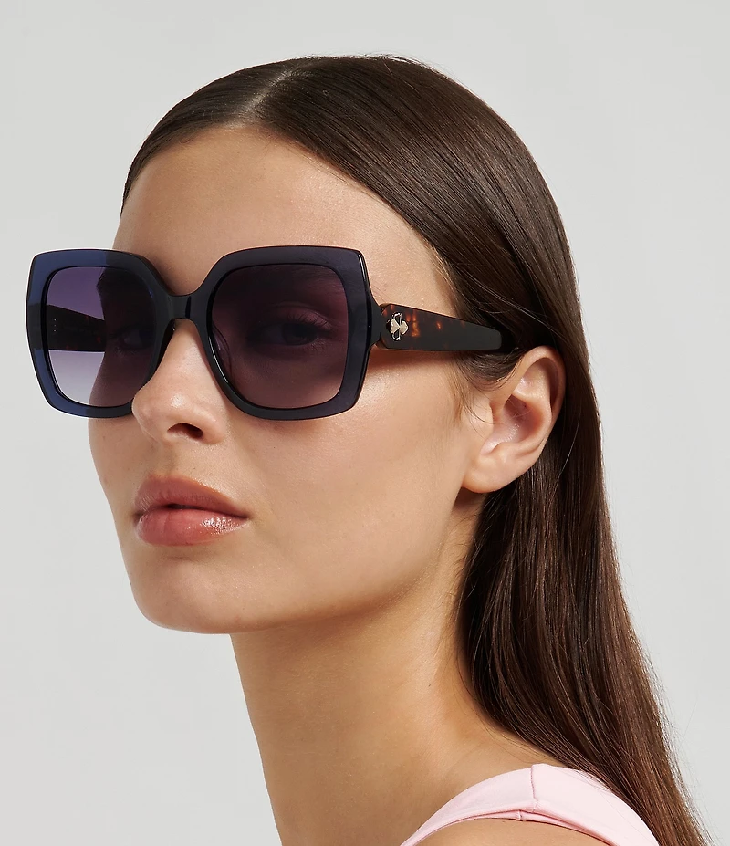 kate spade new york Women's KS Amaya 2/GS 55mm Square Sunglasses