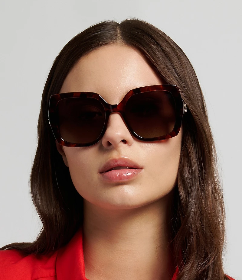 kate spade new york Women's KS Amaya 2/GS 55mm Square Sunglasses