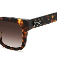 kate spade new york Women's KS Dee 2/G/S 51mm Polarized Square Sunglasses
