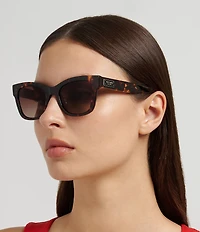 kate spade new york Women's KS Dee 2/G/S 51mm Polarized Square Sunglasses